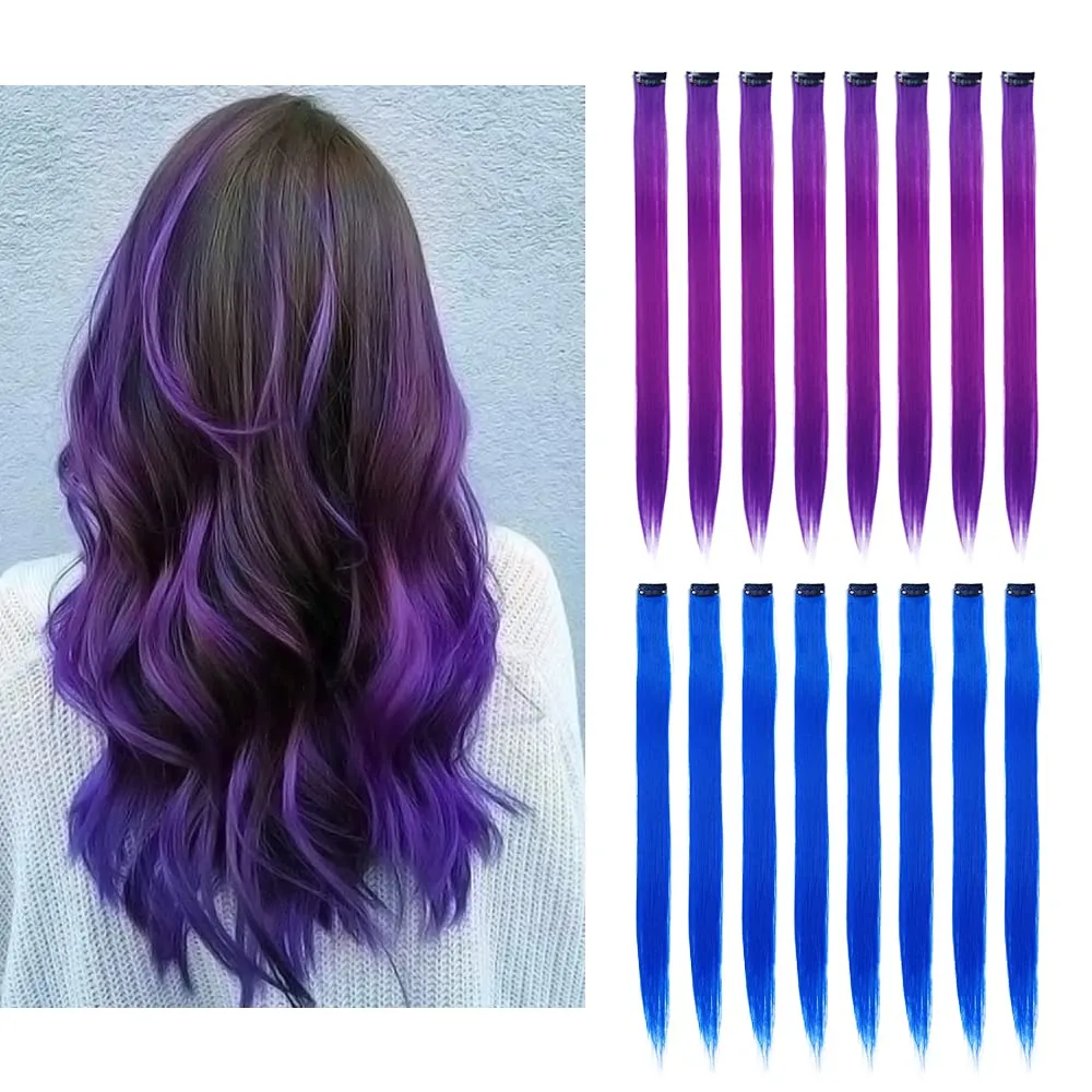 Purple Dark Blue-16Pcs