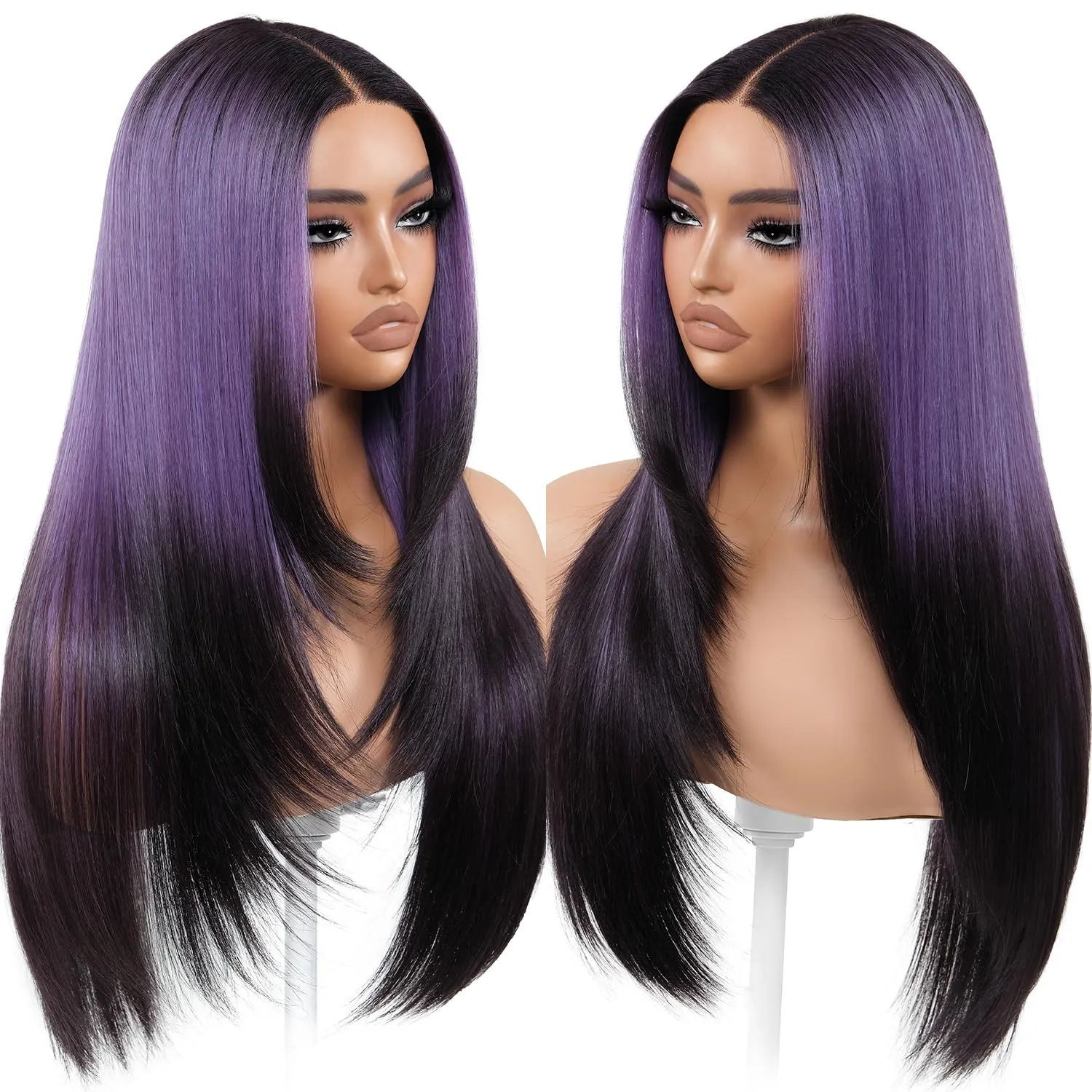 Ombre Purple Black